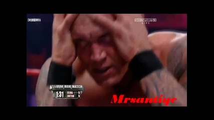 Randy Orton sick moment
