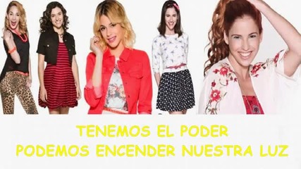 Violetta 3 - Encender nuestra luz - Chicas (letra)