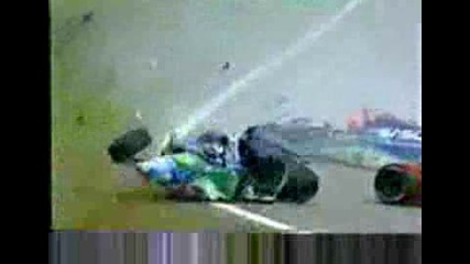 Jos Verstappen Brazil 1994 f1 - accident(катастрофа)