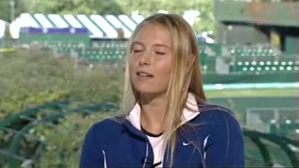 Sharapova Wimbledon2004 Post Championship Interview Bbc 