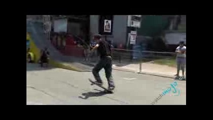 Flatlant Bmx vs. skateboard super trikove