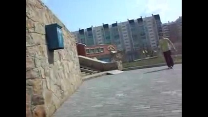 паркур трик