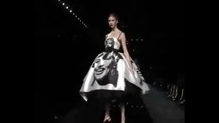 Dolce & Gabbana Fall Winter 2009 - 2010 Full Show Part 2.