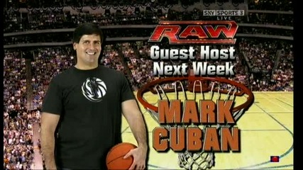 Wwe Raw Next Week Guest Host Mark Cuban 