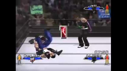 Jimmy Wang Yang vs Jeff Hardy vs Aj Styles vs Ultimo Dragon Svr 2007 