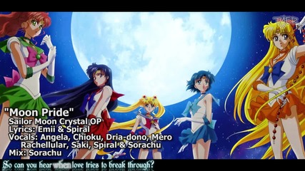 [tyer] English - Sailor Moon Crystal Op - - Moon Pride [feat. Group]