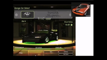 Need For Speed™ Underground 2 My Cars