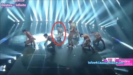 #72-корейско предаване: Kpop грешка, инцидент, забавен и сладък момент [ Mblaq & Infinite ]