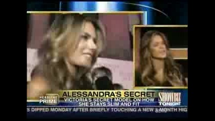 Alessandra Ambrosio On Showbiz Tonight