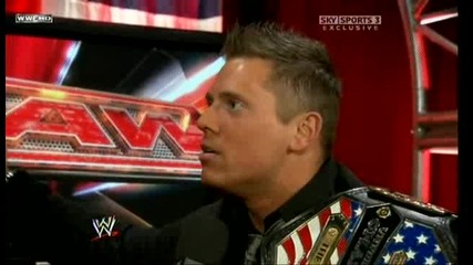 The Miz & Jack Swagger [backstage] | Raw 9/11/09 |