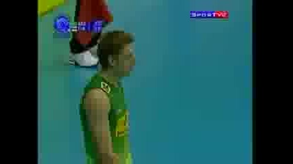 Световна Лига по Волейбол 2009: Бразилия - Финландия 3 - 2