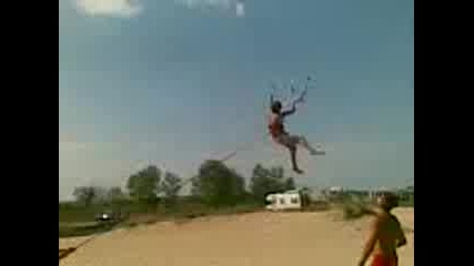Kite flying on the beach