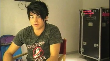 12 Adam Lambert - Question of the Day 10 - 22 - 09 