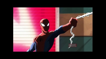 Дива компилация от филмите и анимациите за супергероя Спайдър - Мен