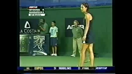 Wta Acura 2004 Anastasia Myskina vs Maria Sharapova