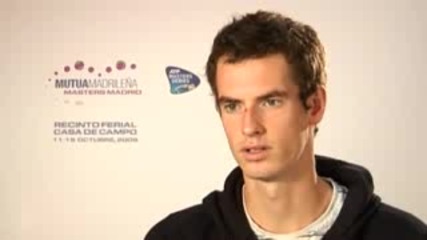 ATP Madrid 2008 : Интервю с Мъри преди началото