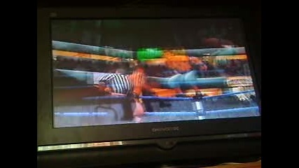Smackdown vs Raw2010 (john Cena vs Randy Orton - tables match) 