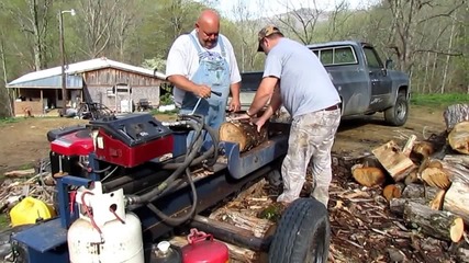 Two Way Log Splitter Homemade