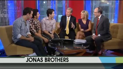 Jonas Brothers Interview on Fox and Friends - 16 август 2010 
