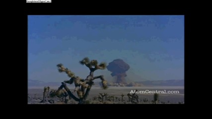 ядрена експлозия в пустиня 