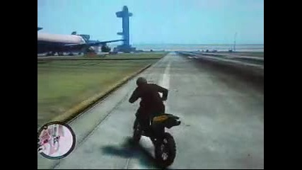 Gta 4 how to get on the Moving airplane 