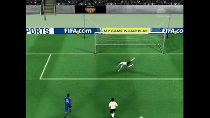 Мой красив гол на Fifa 09 с Никола Жигич срещу Реал Мадрид в мрежа