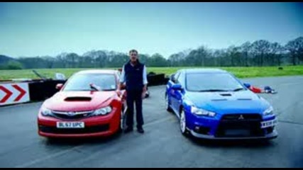 Top Gear - Mitsubishi Evo 10 Vs Subaru STI