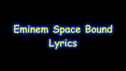 Eminem Space Bound