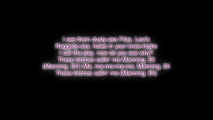 Nicki minaj ft Eminem - Romans revenge{lyrics on Screen}