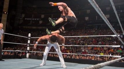 John Cena's top-rope legdrop: WWE Night of Champions 2015