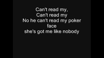 Lady Gaga - Poker Face + Tekst