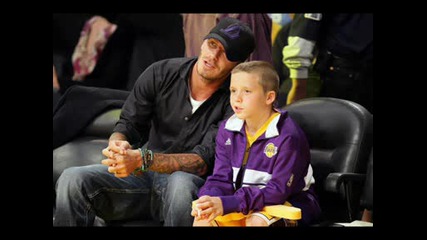 david beckham and his sons of La lakers