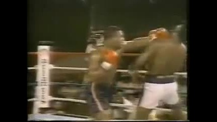Tyson training for holyfield