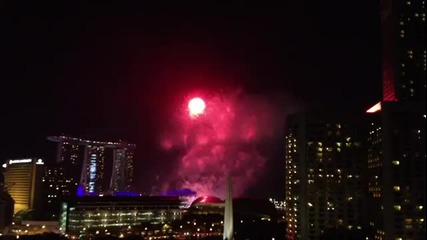 Посрещане на нова година 2013 New Year Singapore