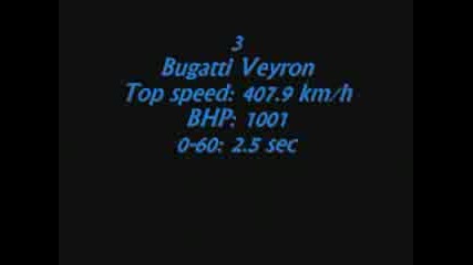 2010 - 2011 Top10 Fast Cars