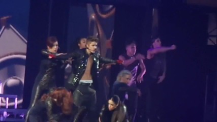 Justin Bieber Chicago Oct 24- As Long As You Love Me(abs Abs)