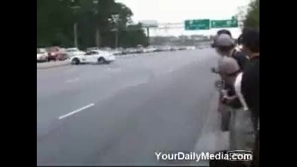 Stupid driver in a mustang 