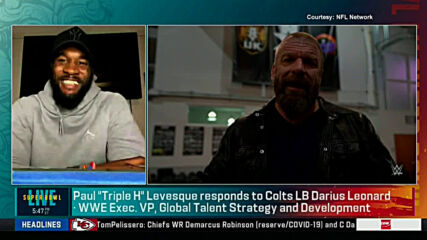 Triple H opens door for partnership with Colts linebacker Darius Leonard
