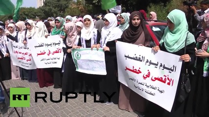 State of Palestine: Hundreds take to the streets after IDF storm Al-Aqsa Mosque