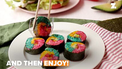 Creating the ultimate Insta-worthy sushi rolls with a pop of color