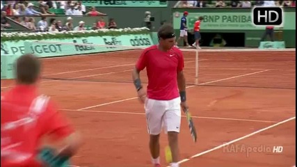 Nadal vs Schwank - Roland Garros 2012