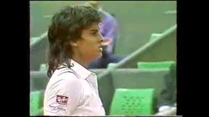 Gabriela Sabatini v Steffi Graf French Open 1987 part 1