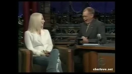 Cher on David Letterman show (2002)