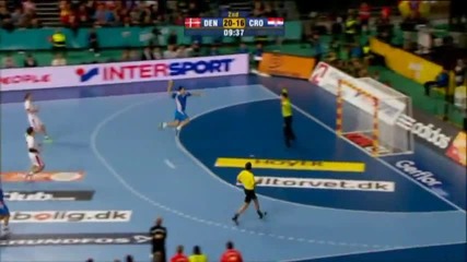 Denmark v Croatia (semi-final) handball 2013