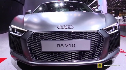 2016 Audi R8 V10 - Exterior and Interior Walkaround - 2015 Geneva Motor Show