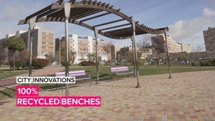 City Innovations: Recycled benches with a powerful message