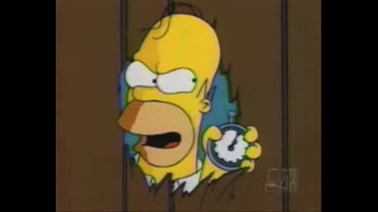 Homer Simpson - HERES JOHNNY (The Shining 1980)
