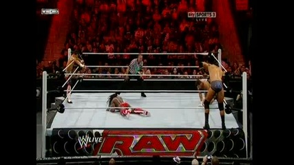 Wwe Raw 31.10.2011 Wade Barret and Cody Rhodes vs Air Boom