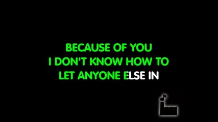 Because Of You In Style Of Kelly Clarkson Karaoke