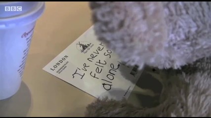 Misery bear - trip to london